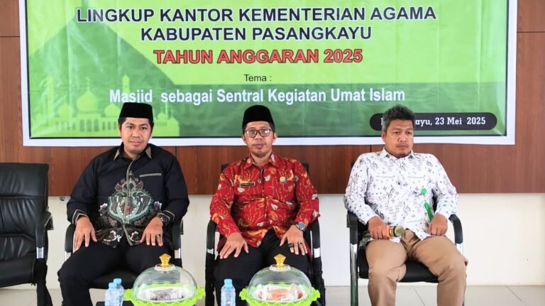 Kegiatan Revitalisasi Badan Kesejahteraan Masjid (BKM) Lingkup Kemenag Pasangkayu Tahun Anggaran 2025