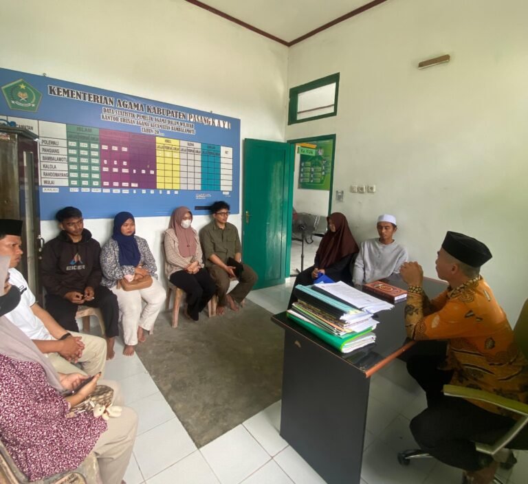 KUA Bambalamotu Teguhkan Komitmen Wujudkan Pernikahan SAMAWA
