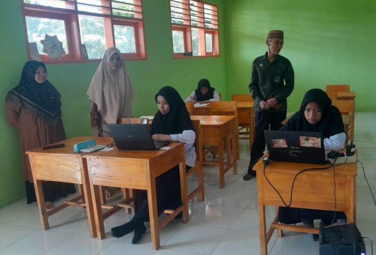 Monitoring ANBK Tingkat MA kemenag Kabupaten Pasangkayu