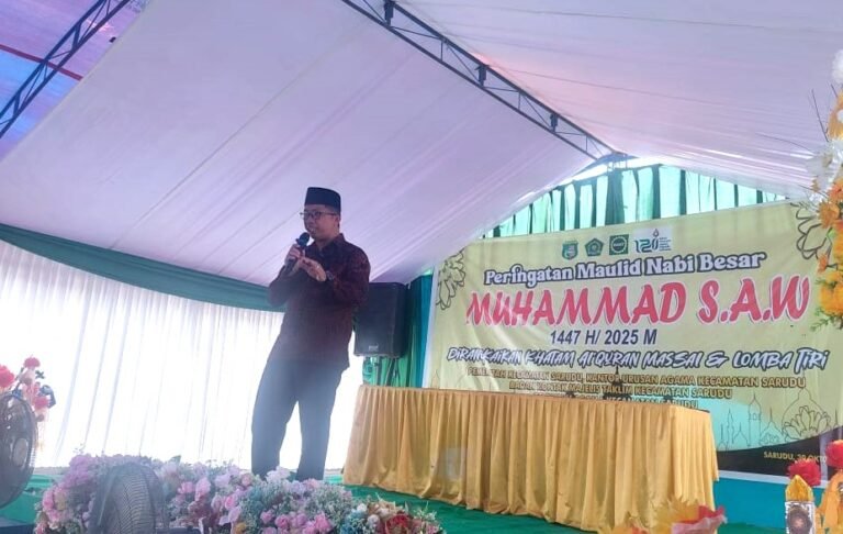 Peringatan Maulid Nabi Muhammad SAW 1447H di Kecamatan Sarudu
