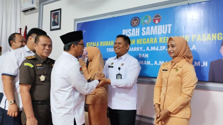 Kepala Kemenag Pasangkayu Hadiri Pisah Sambut Kepala Rutan Kelas IIB Pasangkayu