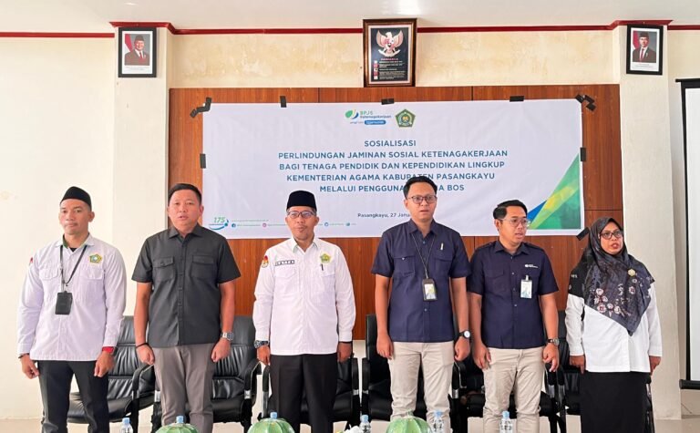 Kemenag Pasangkayu Dorong Perlindungan Jaminan Sosial bagi Tenaga Pendidik Madrasah