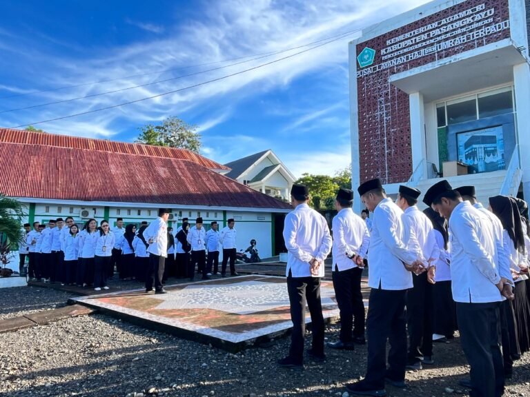 Apel Pagi Kemenag Pasangkayu, Kepala Kantor Apresiasi Kedisiplinan Pegawai