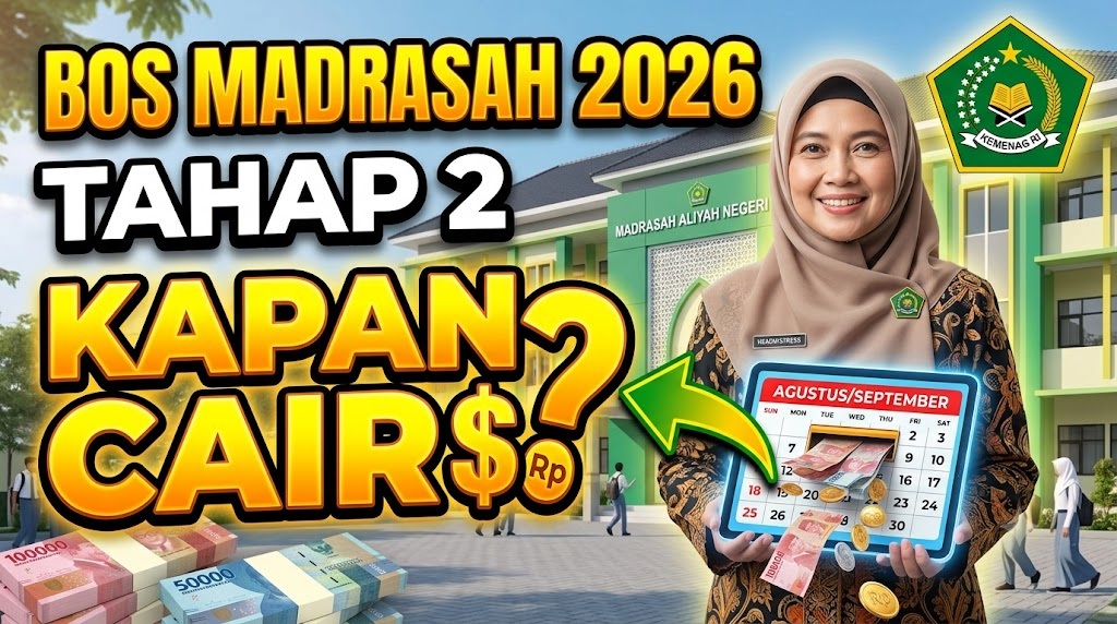 BOS Madrasah 2026 Tahap 2 Kapan Cair