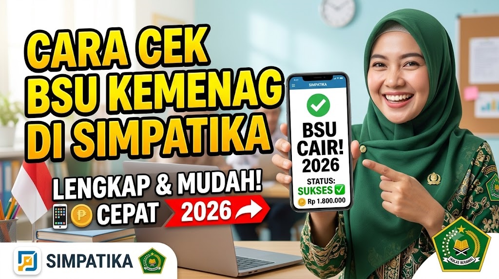 Cara Cek BSU Kemenag di SIMPATIKA