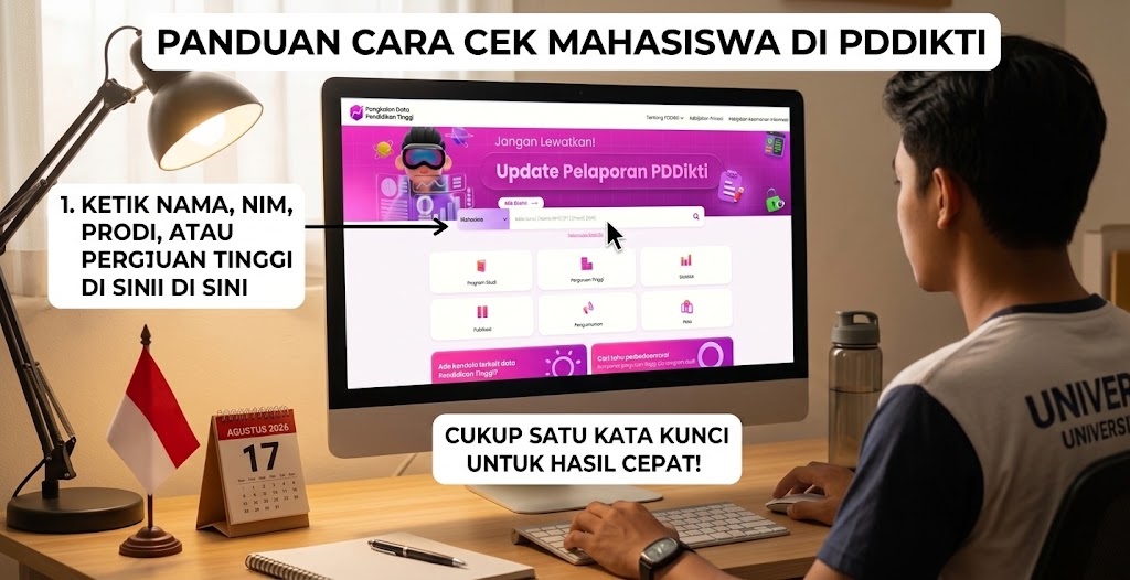 Cara Cek Mahasiswa di PDDIKTI, Bisa Lihat Status Aktif dan Data Kuliah