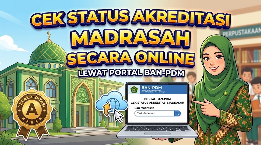Cara Cek Status Akreditasi Madrasah Secara Online Melalui Portal BAN-PDM