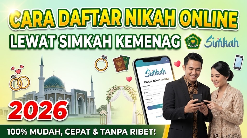 Cara Daftar Nikah Online Lewat SIMKAH Kemenag 2026