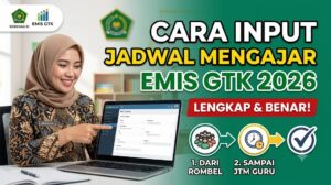 Cara Input Jadwal Mengajar di EMIS GTK 2026