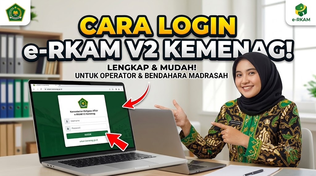Cara Login e-RKAM V2