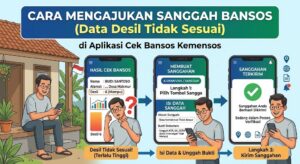 Cara Mengajukan Sanggah Bansos Jika Desil Tidak Sesuai di Aplikasi Cek Bansos Kemensos