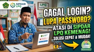Cara Mengatasi Gagal Login dan Lupa Password di SIPDAR LPQ Kemenag