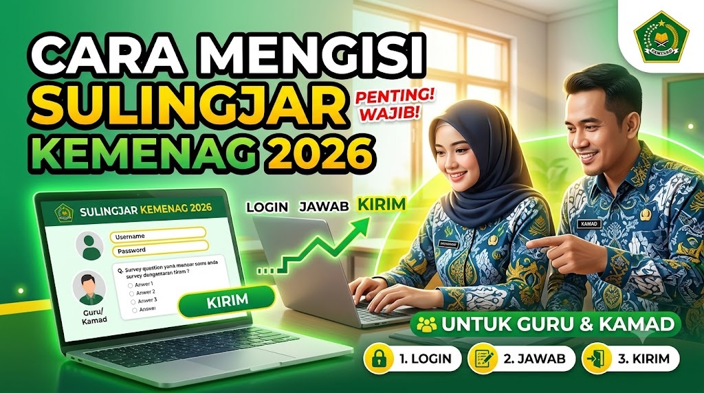 Cara Mengisi Sulingjar Kemenag 2026 untuk Guru dan Kamad