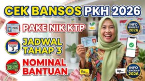 Cek Bansos PKH 2026 dengan NIK KTP, Jadwal Tahap 3 dan Nominal Bantuan