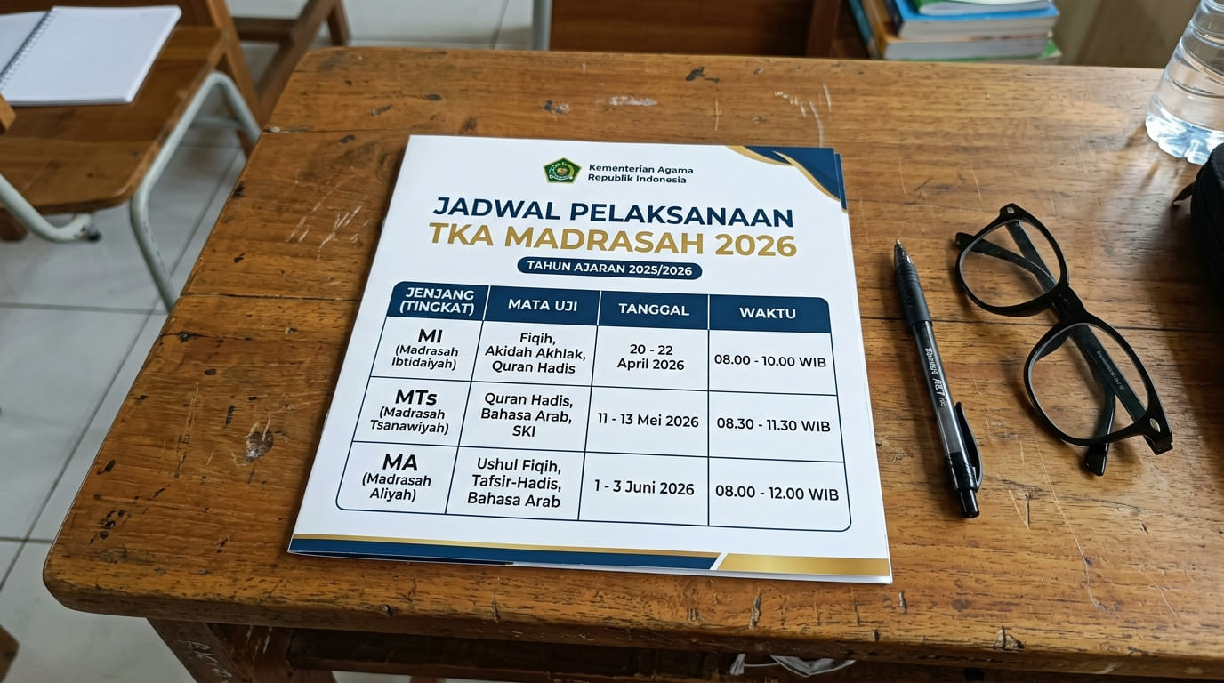 Cek jadwal resmi TKA madrasah 2026