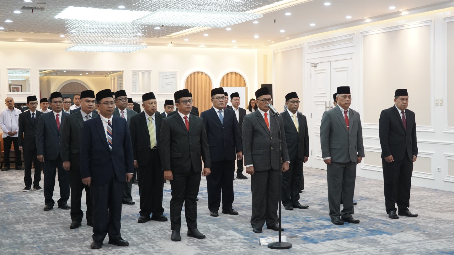 Delapan ASN Kemenag Sulbar Bergeser ke Posisi Baru,