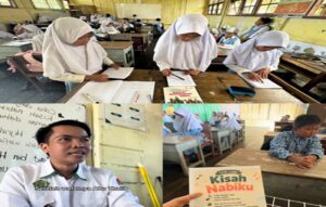 Guru MIN 2 Katingan Hadi Saputra memanfaatkan lagu yang populer di TikTok untuk membantu murid Gen Alpha mengingat materi SKI, termasuk kisah Nabi Muhammad SAW