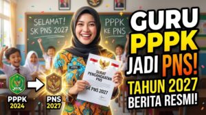 Guru PPPK Jadi PNS 2027