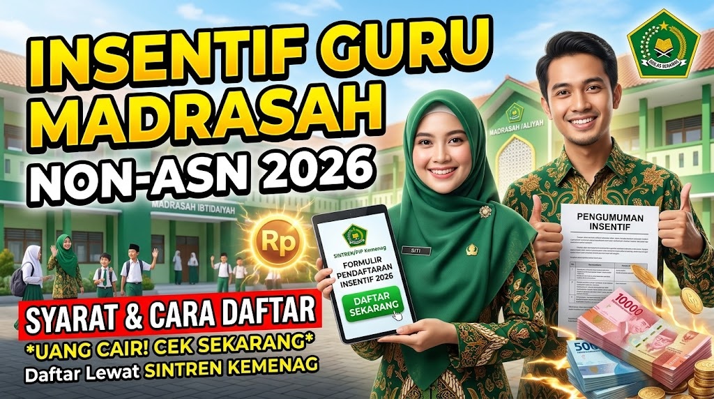 Insentif Guru Madrasah Non-ASN 2026