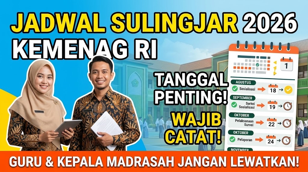Jadwal Sulingjar Kemenag 2026 Lengkap dan Hal yang Perlu Disiapkan