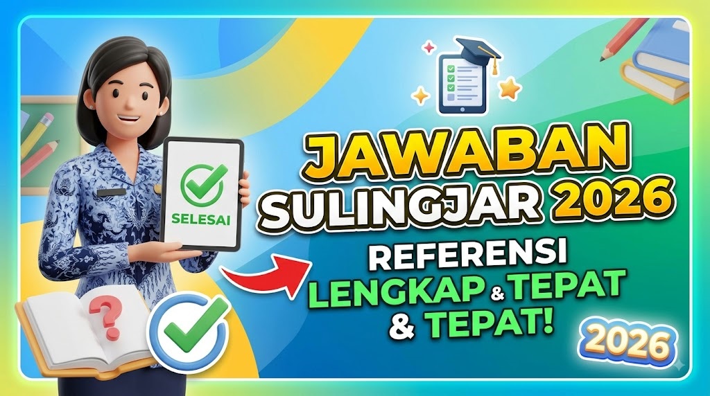 Jawaban Sulingjar 2026 Guru dan Kepala Sekolah, Contoh Cara Menjawab yang Tepat