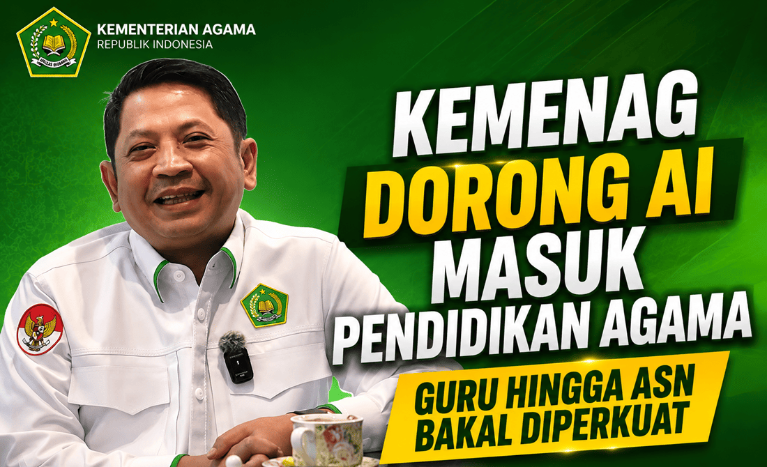 Kemenag Dorong AI Masuk Pendidikan Agama, Guru hingga ASN Bakal Diperkuat (1)