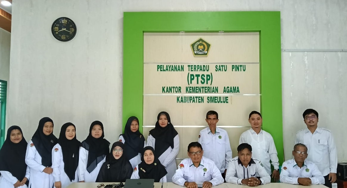 Kemenag Simeulue mendapatkan penghargaan