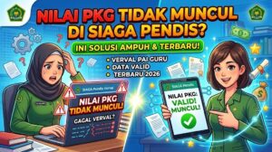 Nilai PKG Tidak Muncul saat Verval SIAGA Pendis