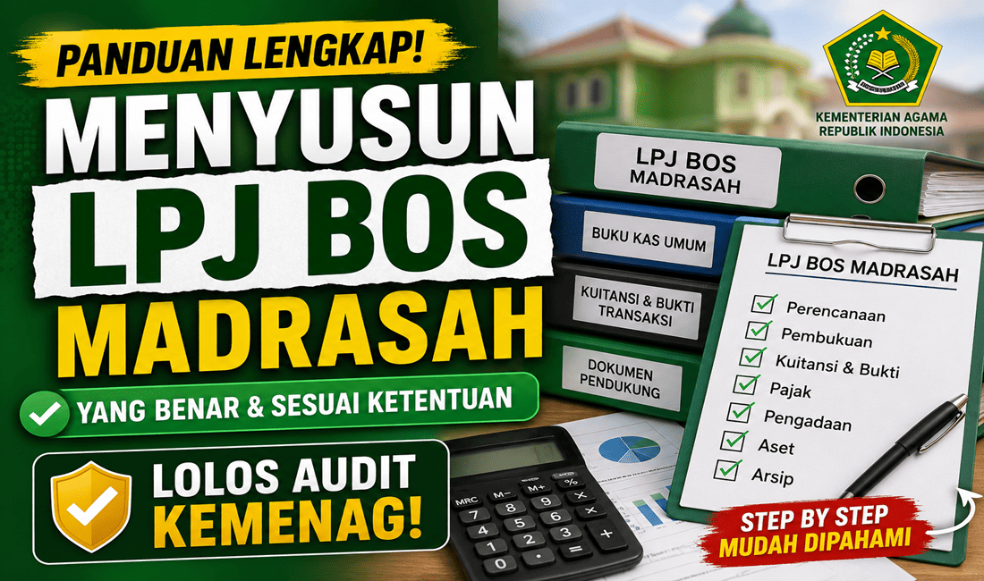 Panduan Menyusun LPJ BOS Madrasah yang Benar agar Lolos Audit Kemenag (1)