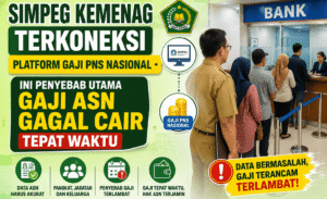 Simpeg Kemenag Terkoneksi Platform Gaji PNS Nasional, Ini Penyebab Utama Gaji ASN Gagal Cair Tepat Waktu (1)