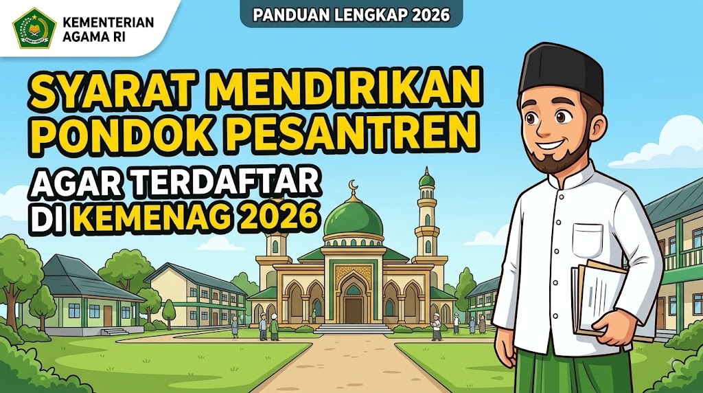 Syarat Mendirikan Pondok Pesantren agar Terdaftar di Kemenag 2026