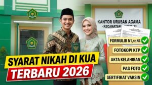 Syarat Nikah di KUA Terbaru 2026