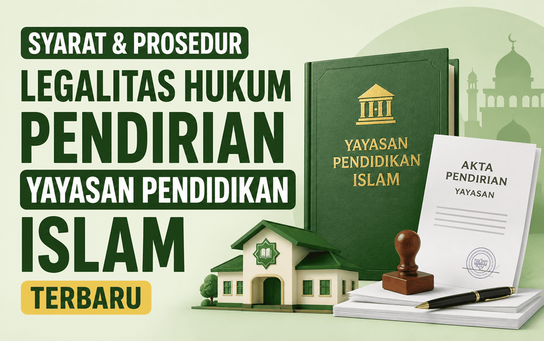 Syarat dan Prosedur Legalitas Hukum Pendirian Yayasan Pendidikan Islam Terbaru (1)