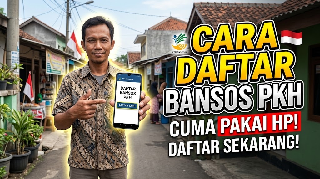 cara daftar bansos pkh
