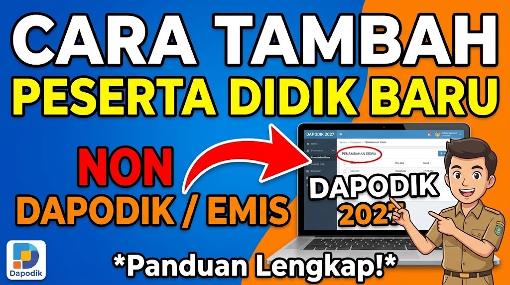 cara tambah peserta didik