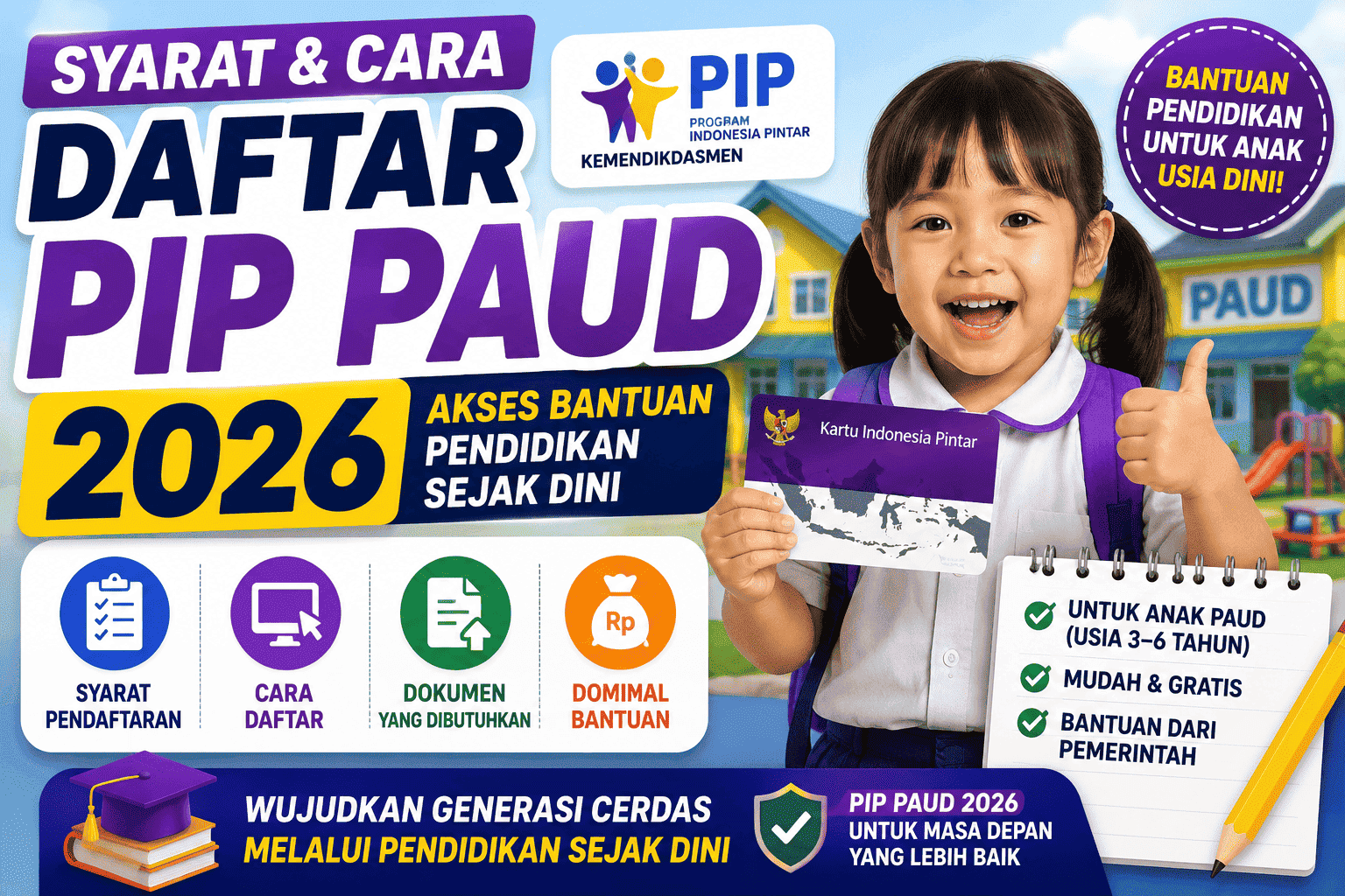 daftar pip paud