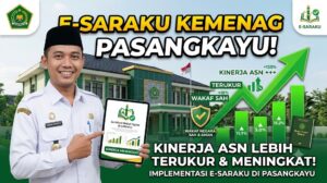e-SARAku Mulai Diperkuat di Kemenag Pasangkayu, Kinerja ASN Kini Lebih Terukur