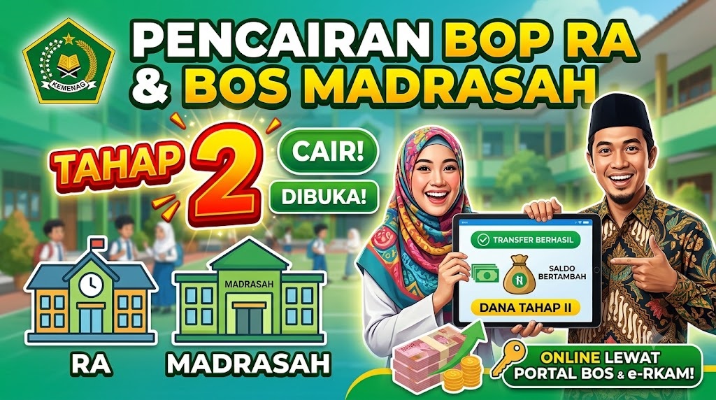 pencairan bop dan ra madrasah